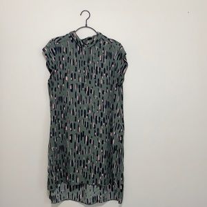 Reitmans button front collared swing dress